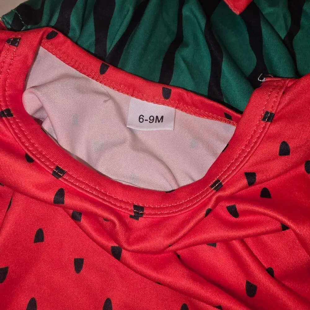 NWOT baby watermelon 2 piece‎ outfit sz 6-9 months